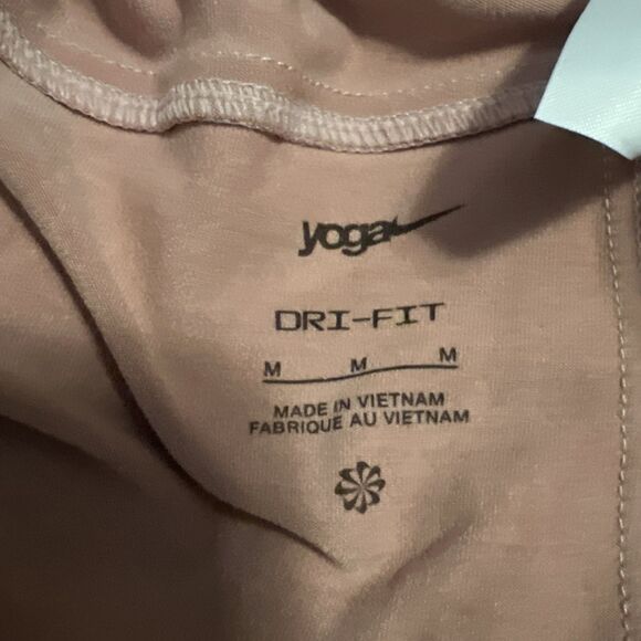 Medium Nike Yoga DRI-FIT Training Pants Joggers Pink Salmon Mens CZ2208-601 - Picture 4 of 7